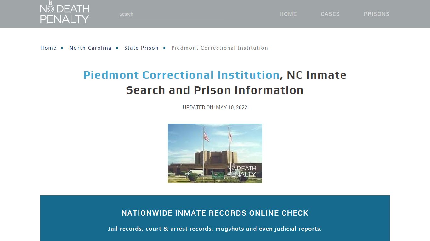 Piedmont Correctional Institution, NC Inmate Search ...